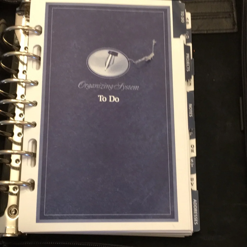 Leather organizer by Kirkland